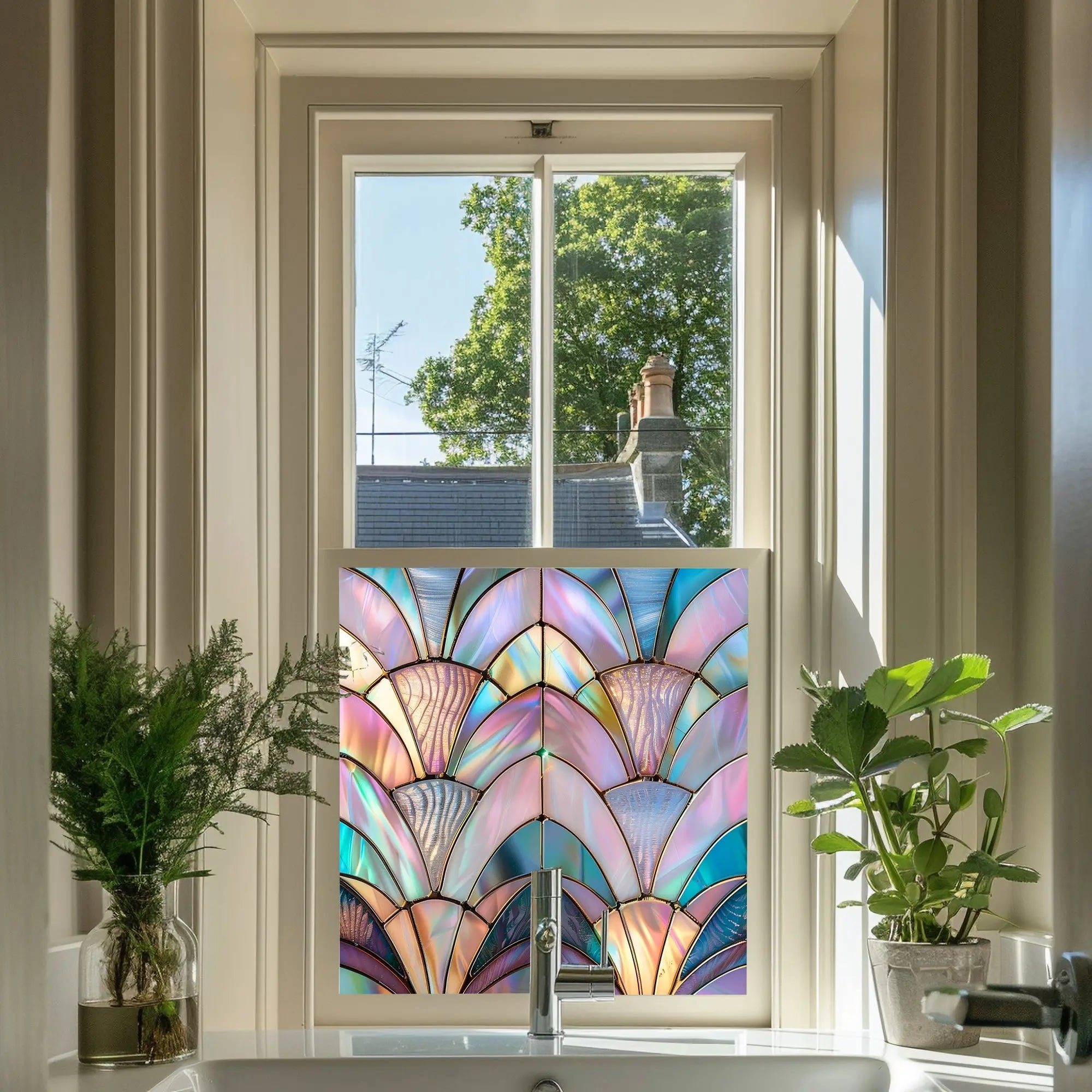 Almadén Stained Glass Privacy Window Film Creative Windows
