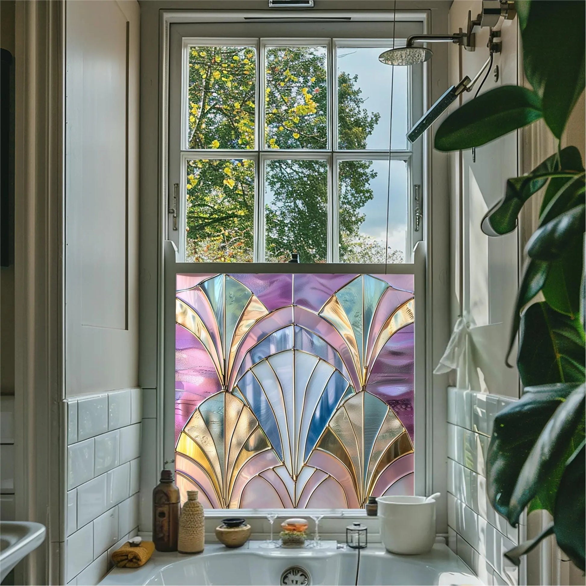 Nardo Stained Glass Window Film For Privacy Creative Windows