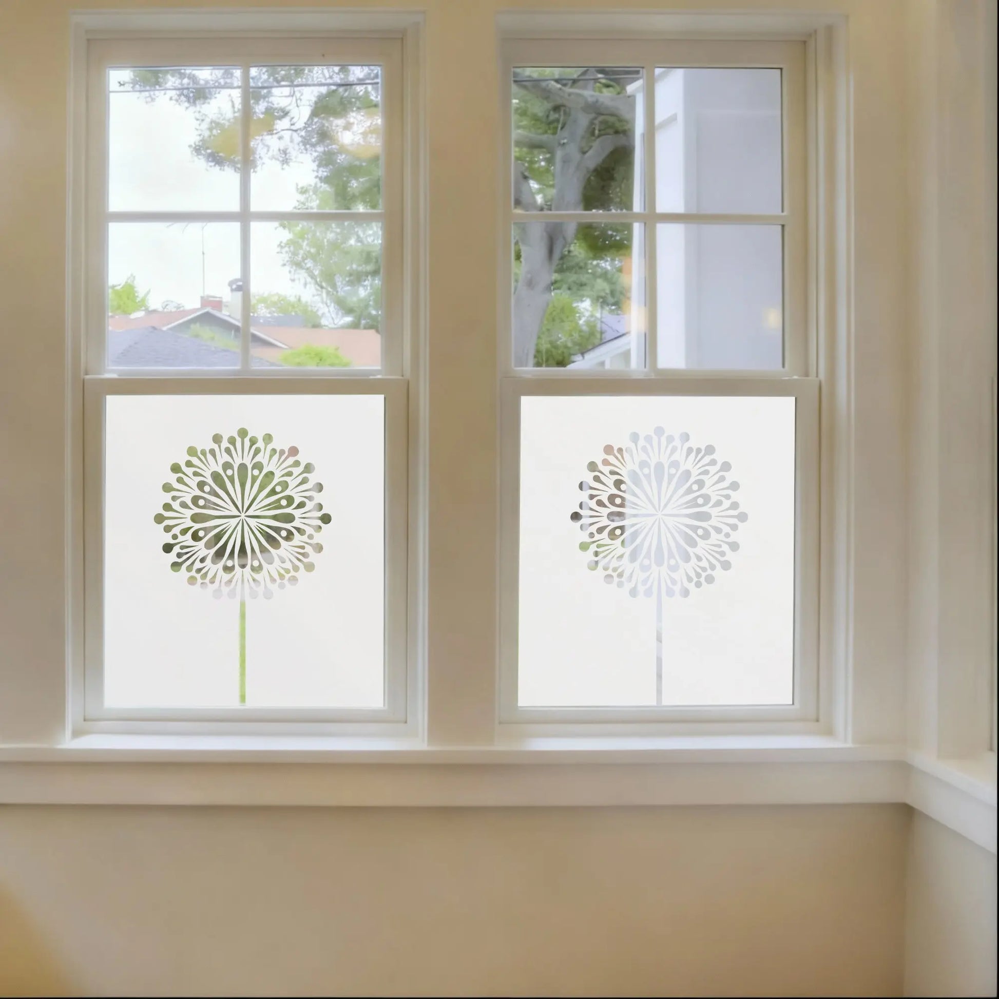 Controne Cut Out Frosted Window Film Creative Windows