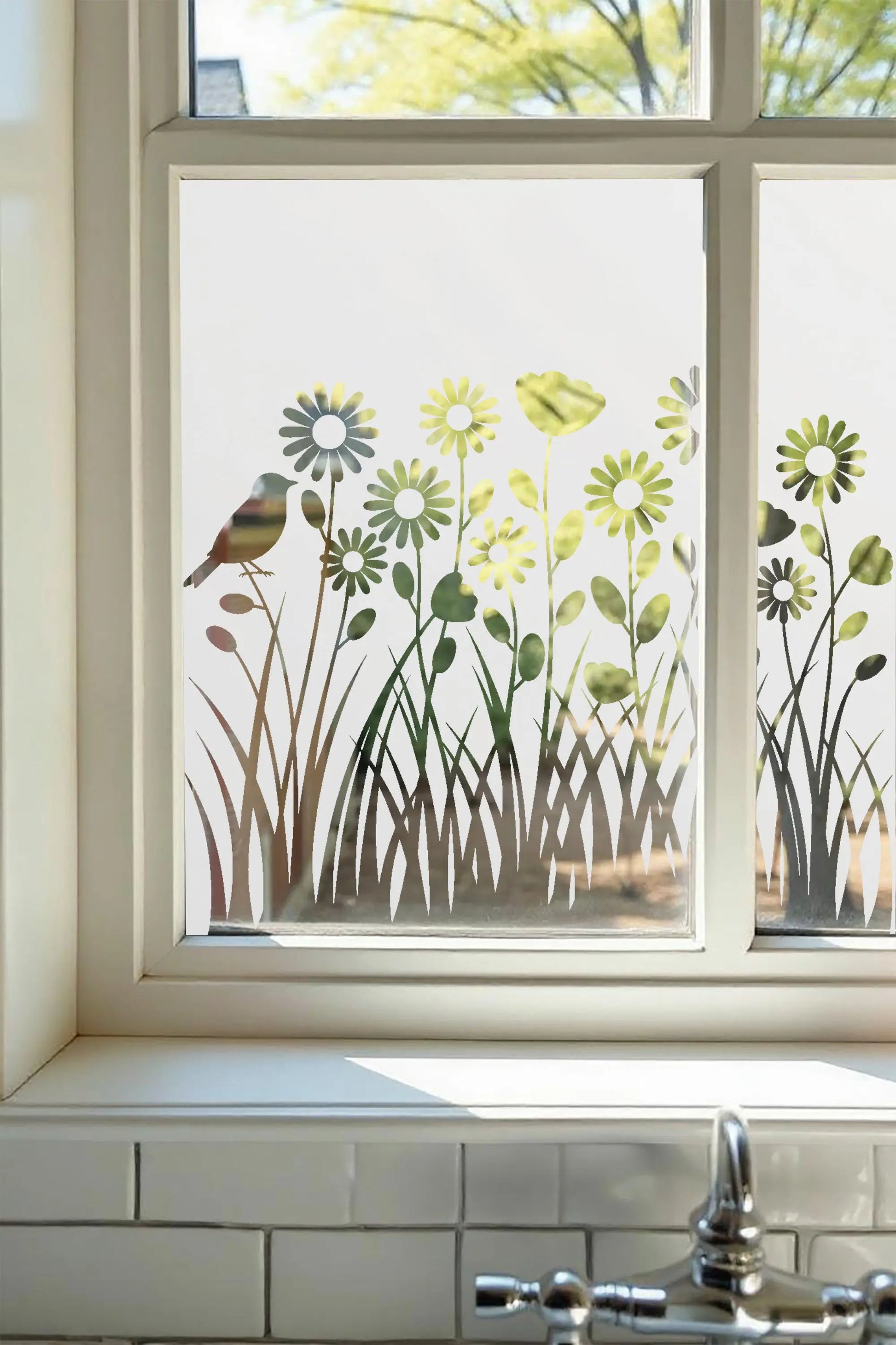 Copertino cut out of frosted window film Creative Windows