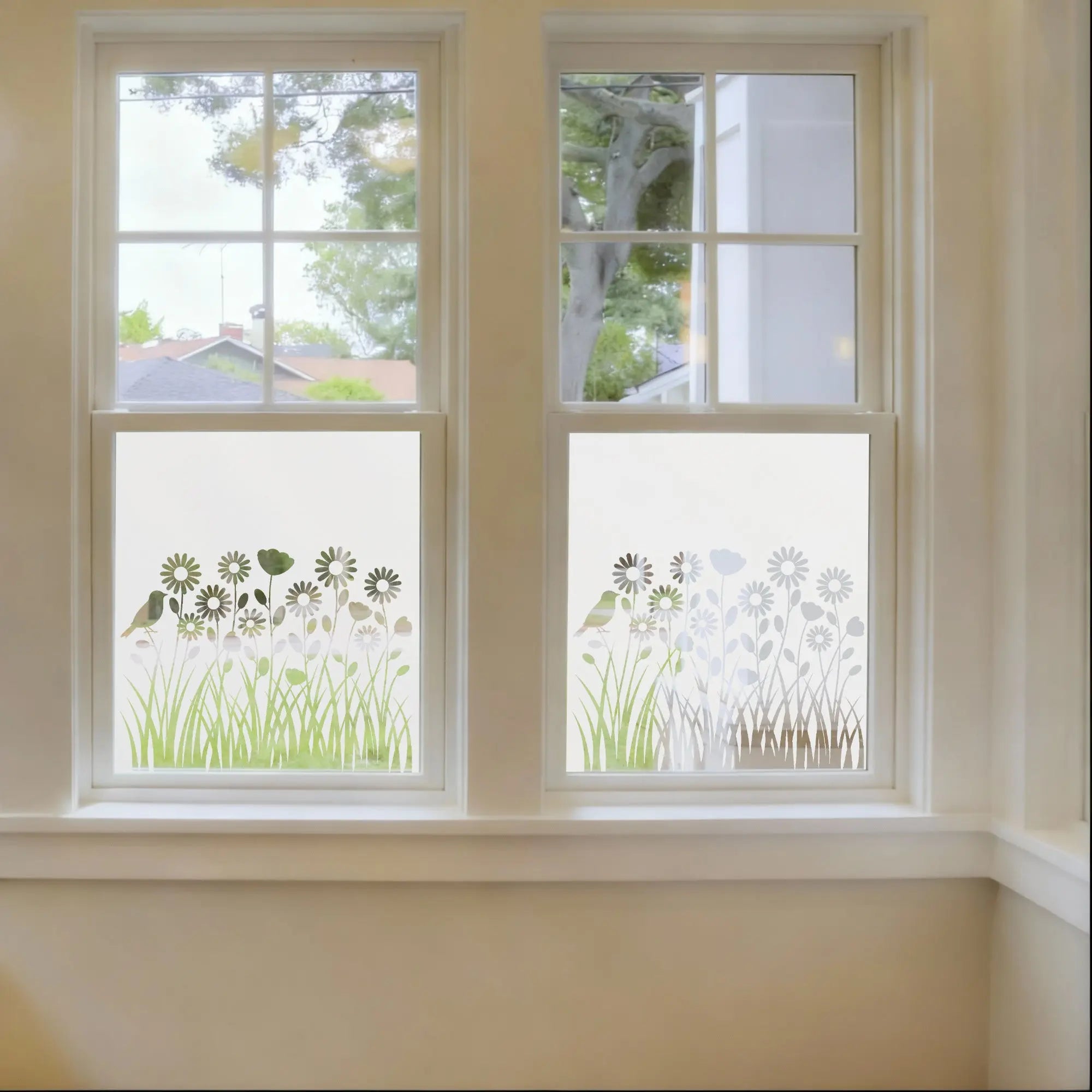 Copertino cut out of frosted window film Creative Windows