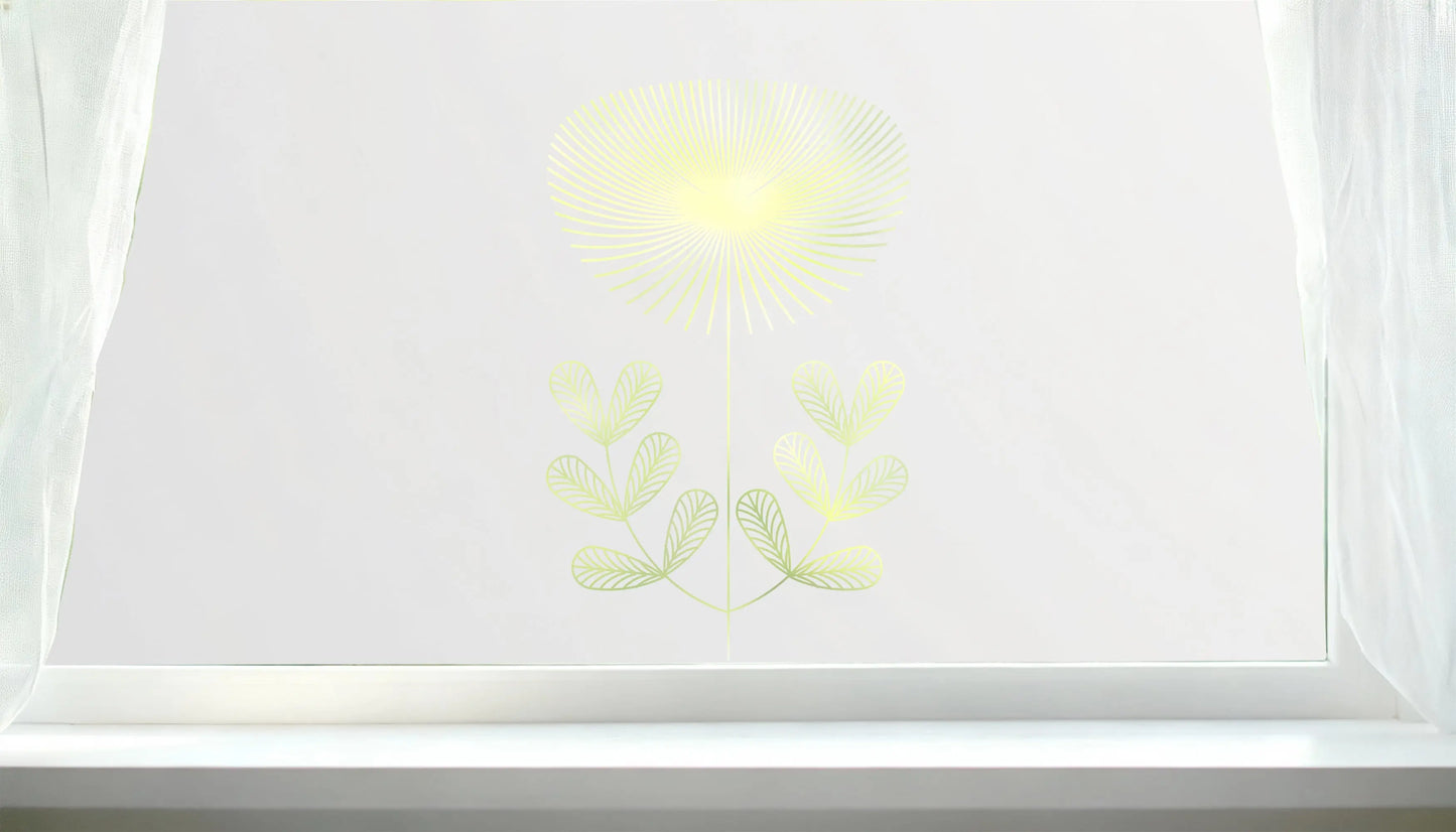 Collebeato Art Deco Frosted Privacy Cut Out Window Film Creative Windows