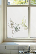 Collecchio Frosted Privacy Cut Out Hummingbird Window Film Creative Windows
