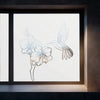 Collecchio Frosted Privacy Cut Out Hummingbird Window Film Creative Windows