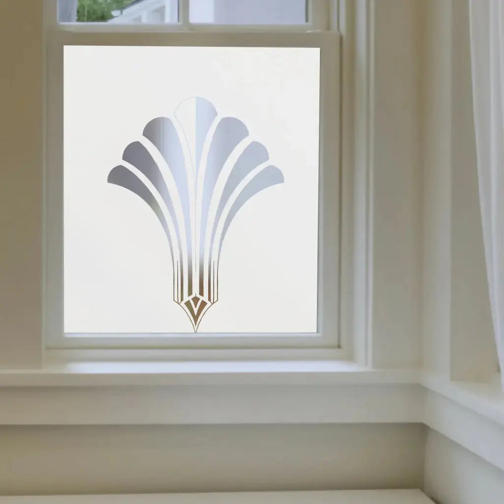 Colere Frosted Privacy Art Deco Cut Out Window Film Creative Windows