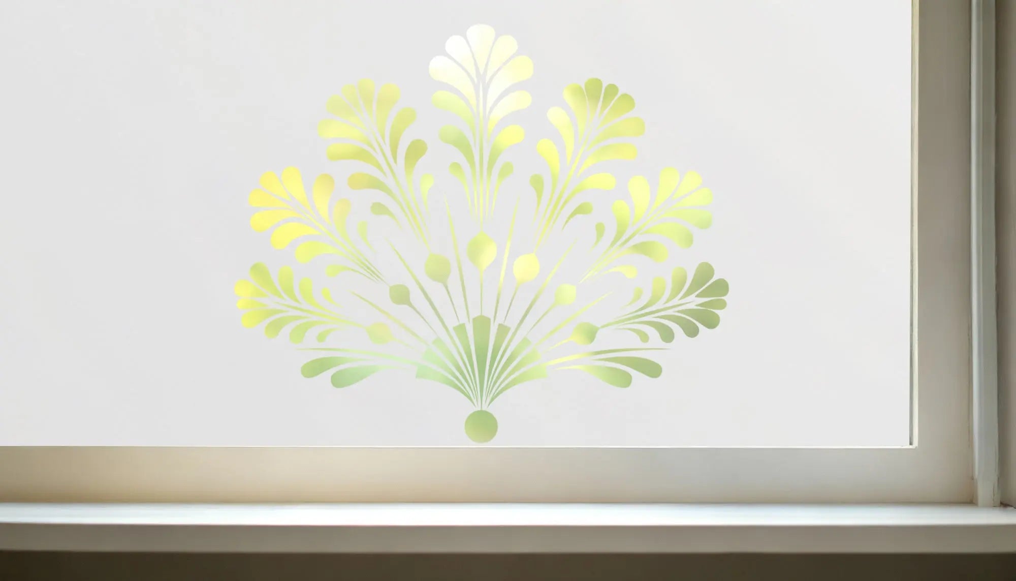 Colfelice Frosted Privacy Art Deco Cut Out Window Film Creative Windows