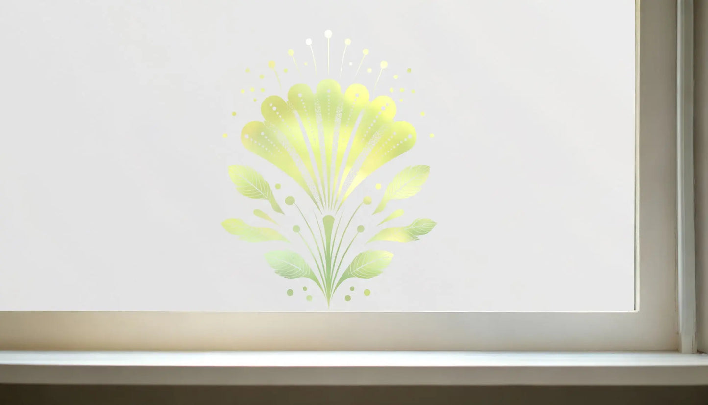 Coli Frosted Privacy Art Deco Cut Out Window Film Creative Windows