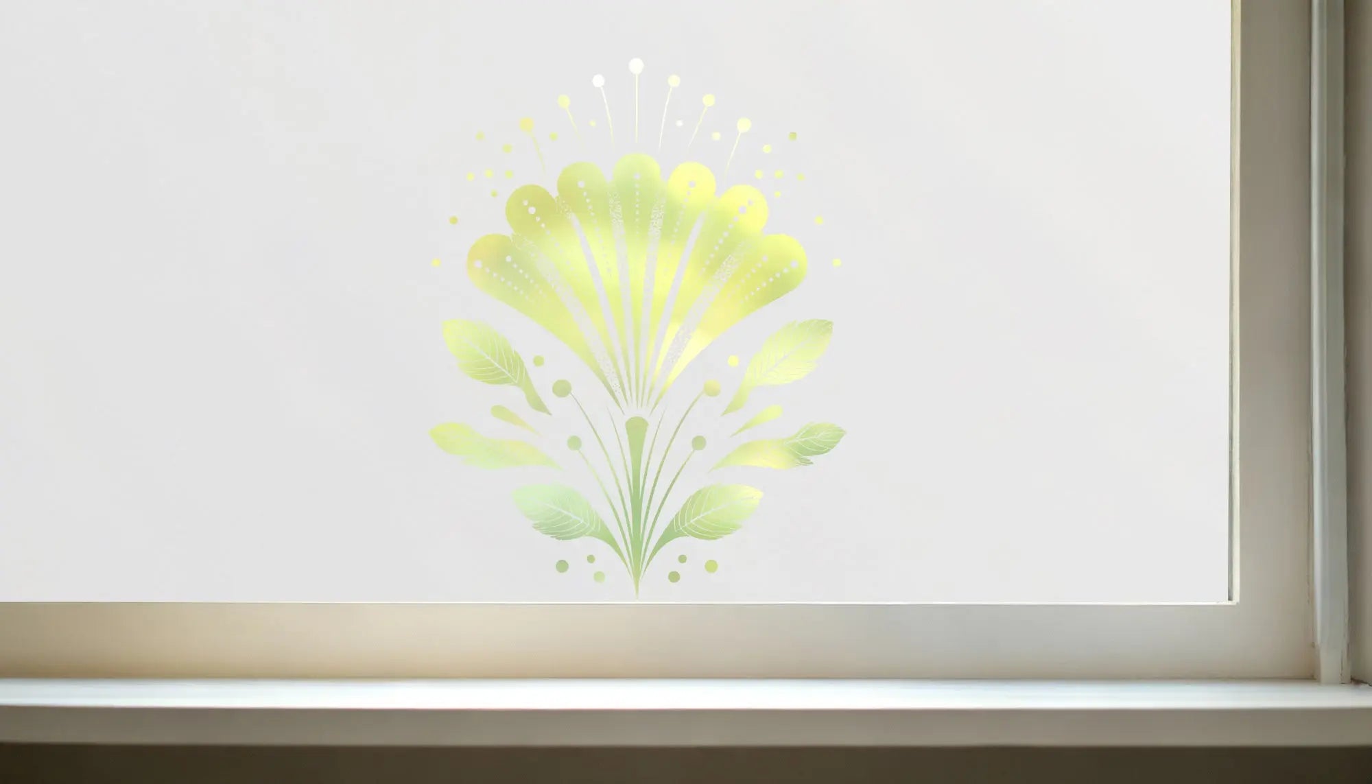 Coli Frosted Privacy Art Deco Cut Out Window Film Creative Windows