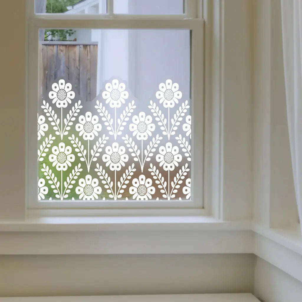 Guilmi Frosted Privacy Window Film Border Creative Windows