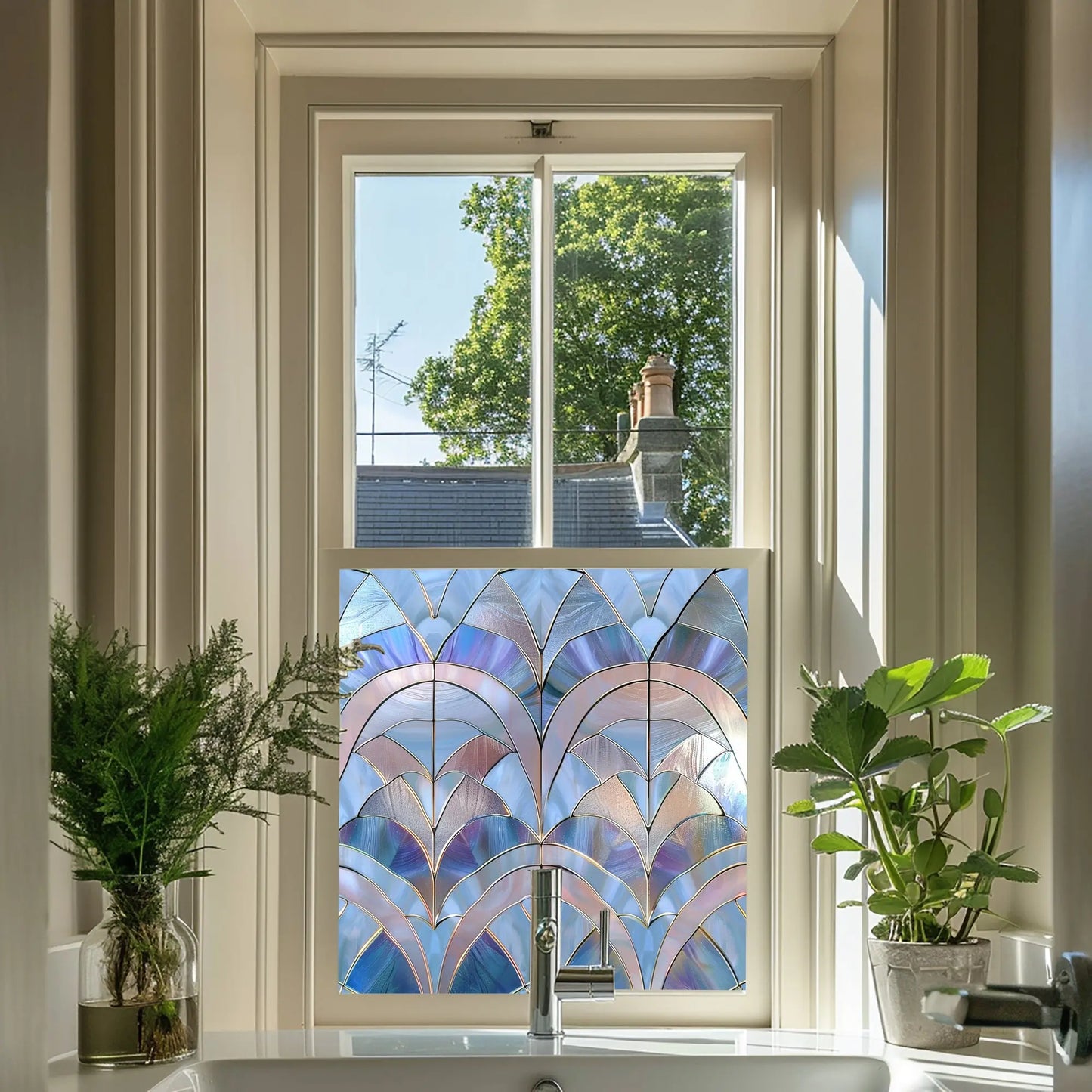 Alezio Stained Glass Window Film Creative Windows