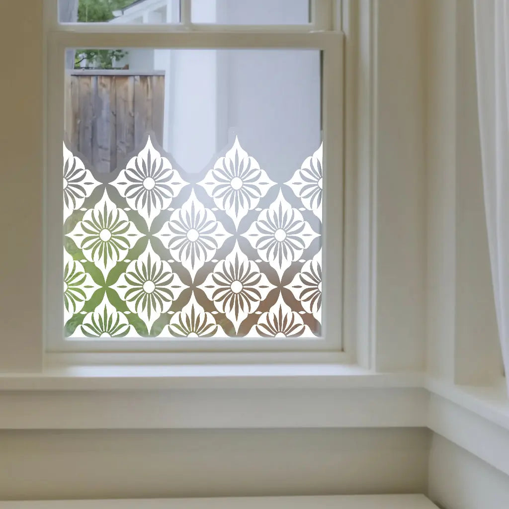 Gussola Privacy Frosted Window Film Border Creative Windows