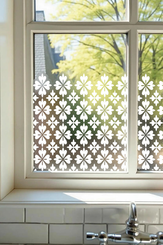 Segariu Privacy Frosted Window Film Border Creative Windows