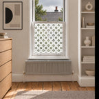 Privacy Window Film Decorative Geometric Diamond Design