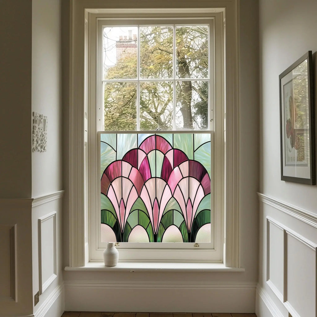 Jonadi Privacy Stained Glass Window Film Creative Windows