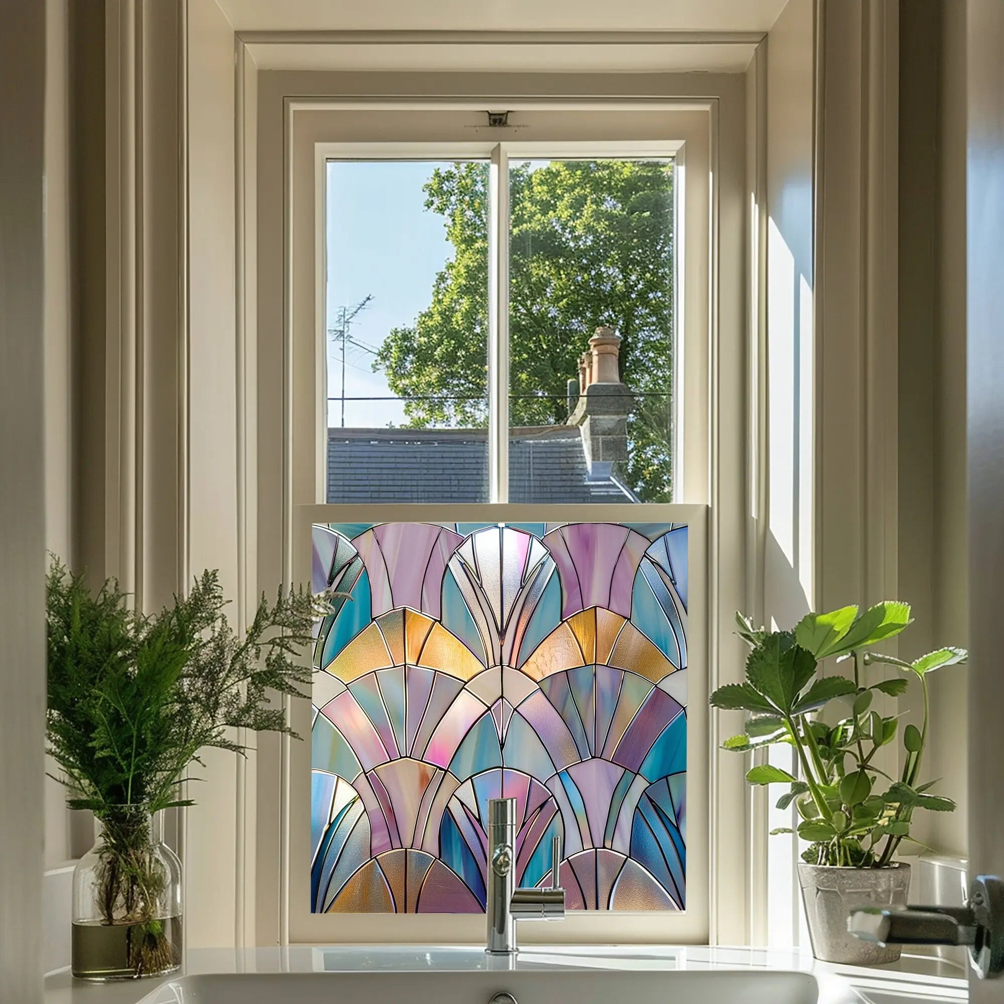 Valdagno Privacy Stained Glass Window Film Creative Windows