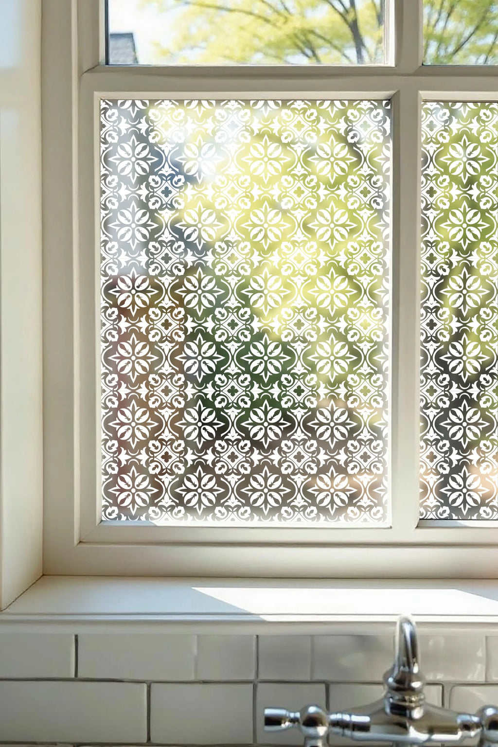 Meleti Frosted Patterned Privacy Window Film Creative Windows