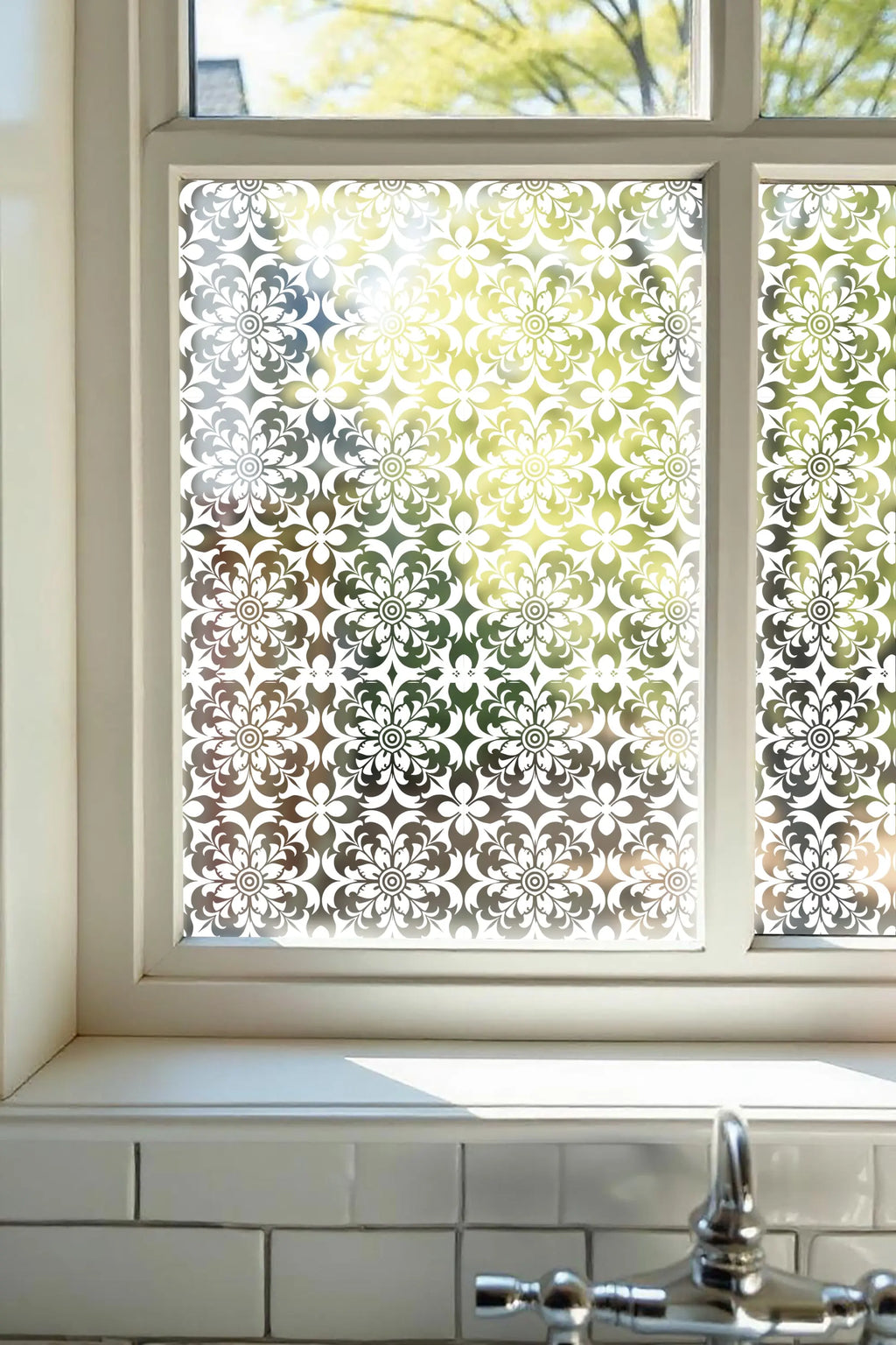 Erba Patterned Frosted Privacy Window Film Creative Windows