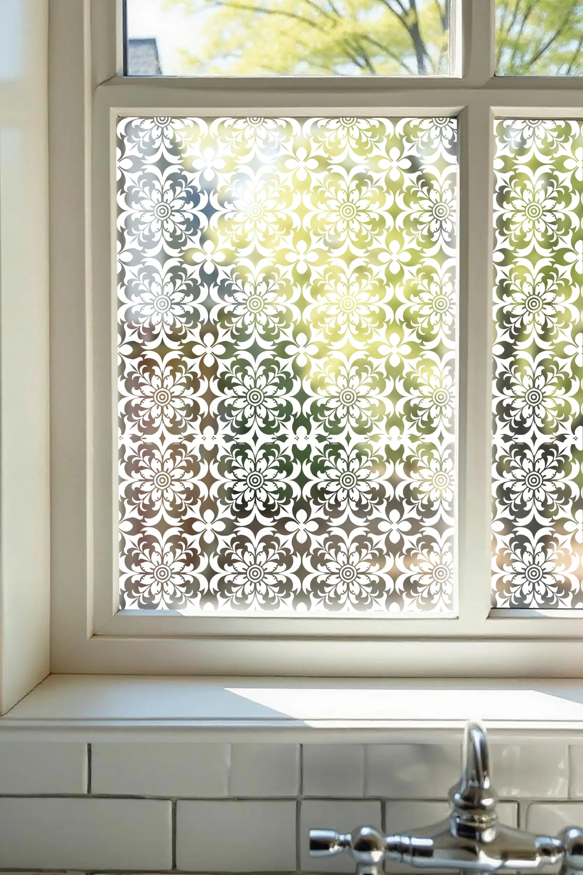 Erba Patterned Frosted Privacy Window Film Creative Windows