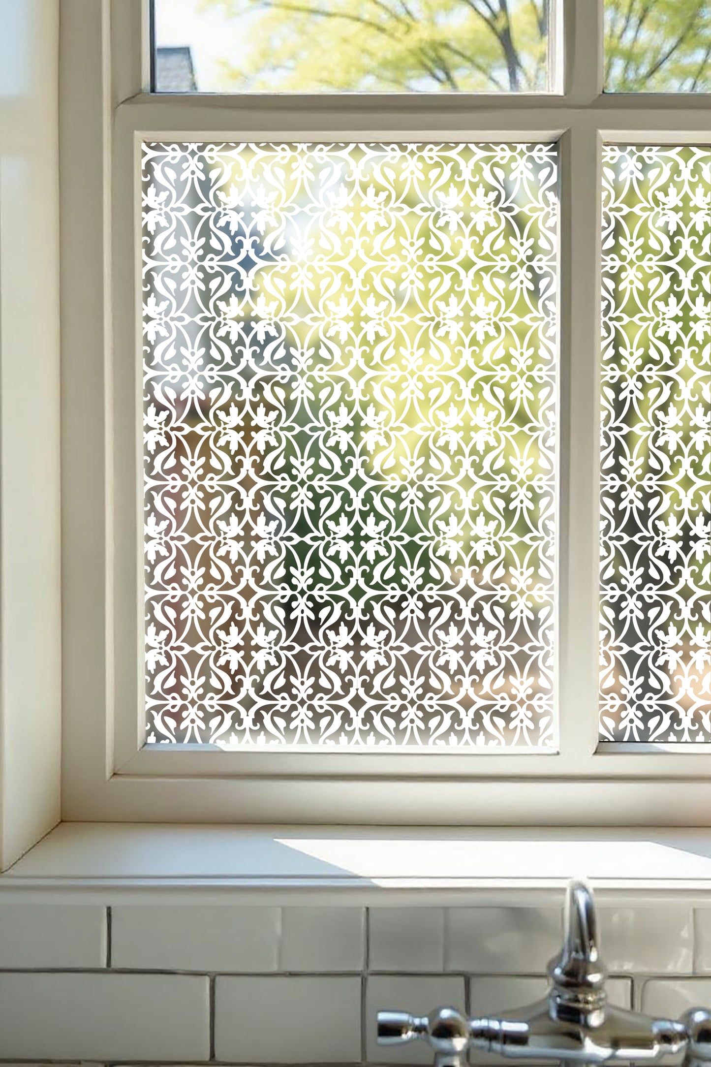 Elva Privacy Frosted Patterned Window Film