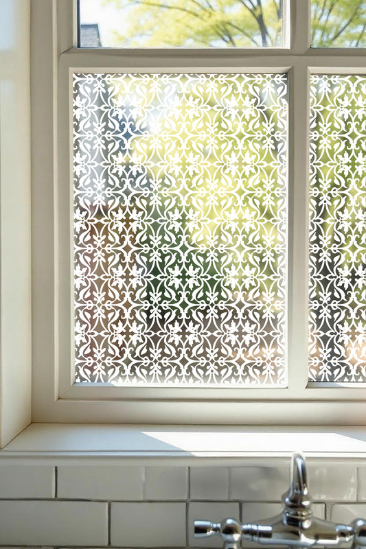 Elva Privacy Frosted Patterned Window Film