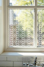 Elini Frosted Patterned Window Film For Privacy Creative Windows