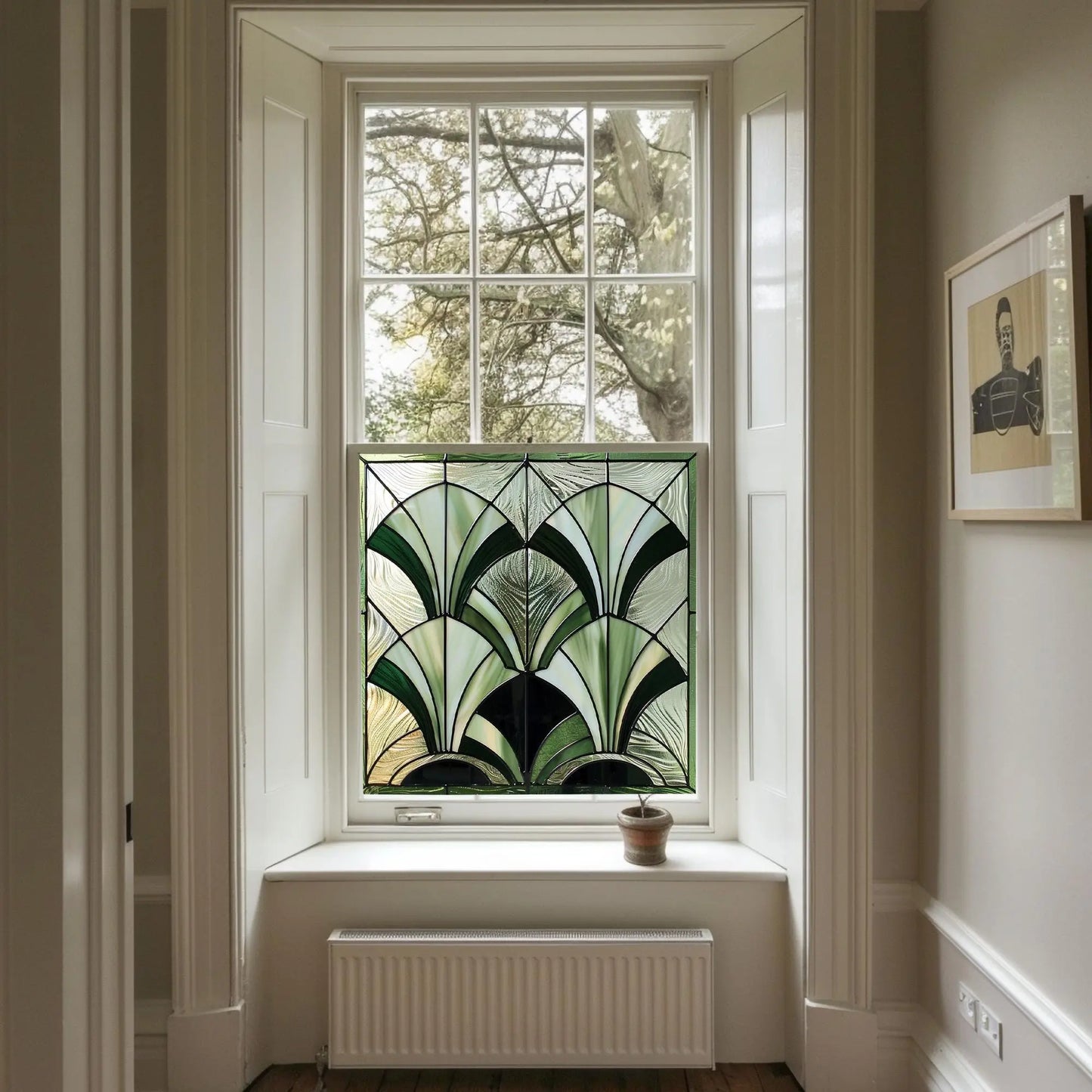 Oyace Stained Glass Privacy Window Film Creative Windows