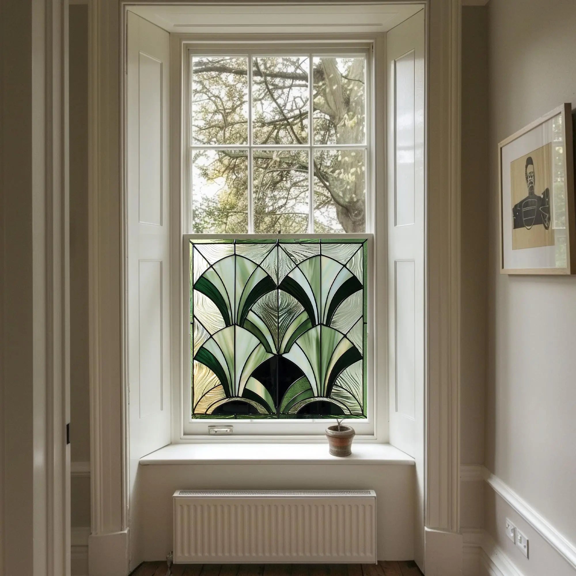 Oyace Stained Glass Privacy Window Film Creative Windows