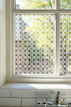 Borboto Frosted Patterned Privacy Window Film Creative Windows