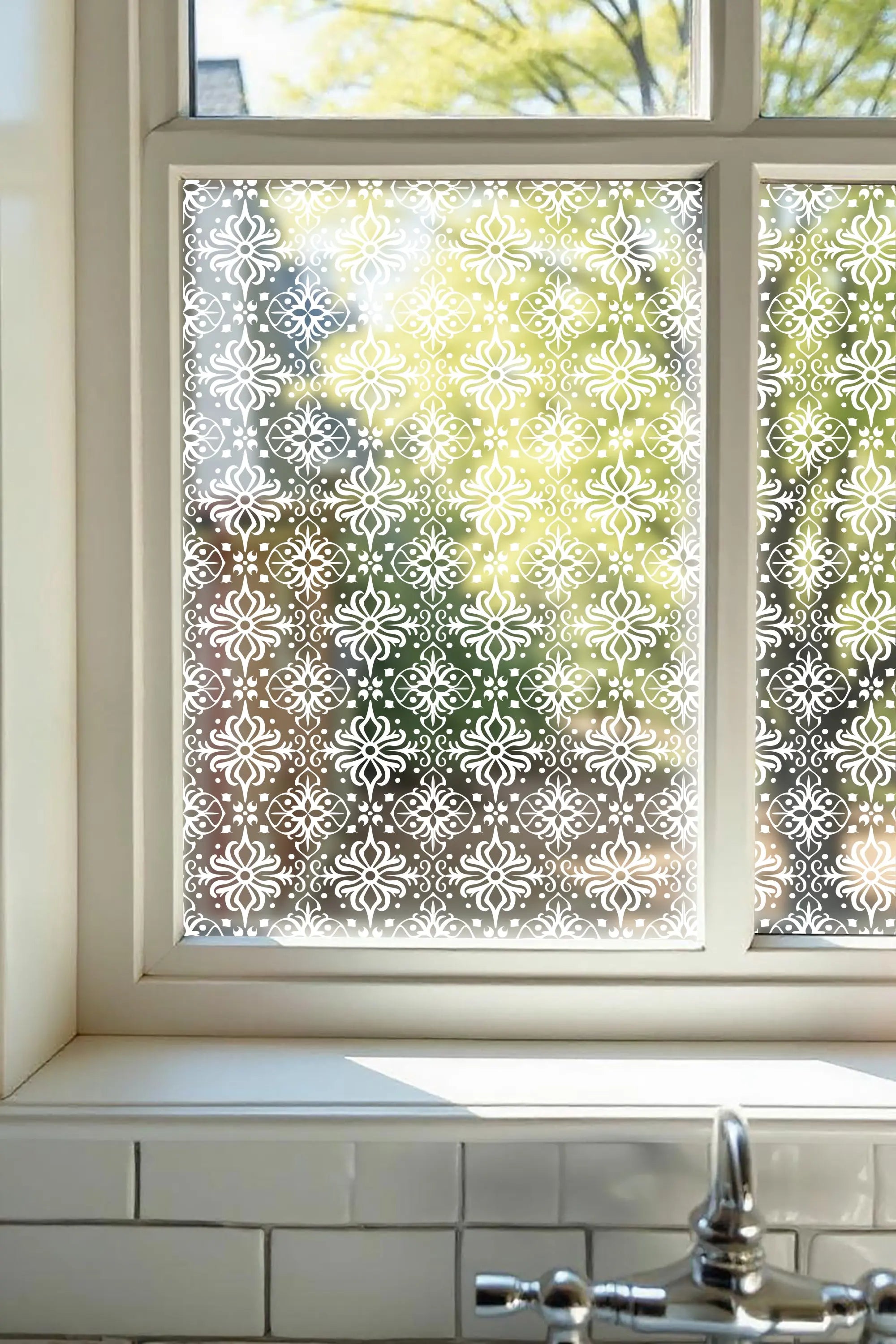 Beniferri Frosted Patterned Window Film Creative Windows