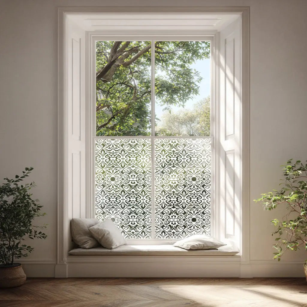 Barranda Patterned Frosted Privacy Window Film Creative Windows