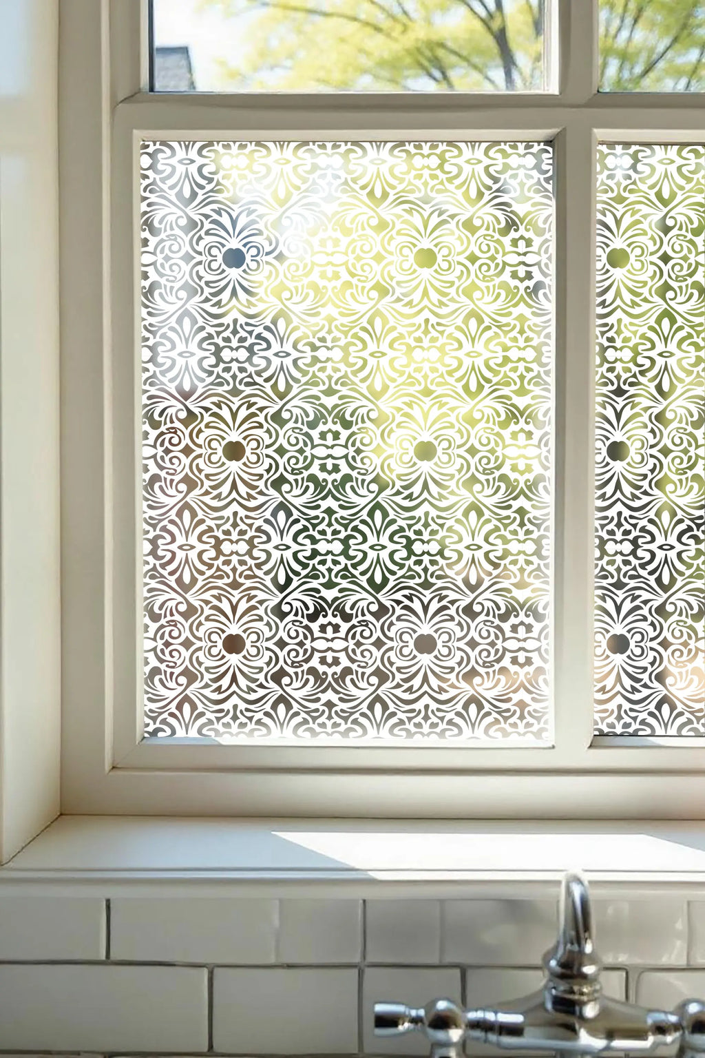 Barranda Patterned Frosted Privacy Window Film Creative Windows