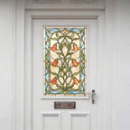 Art Nouveau Stained Glass Window Film Privacy Decorative Self Adhesive
