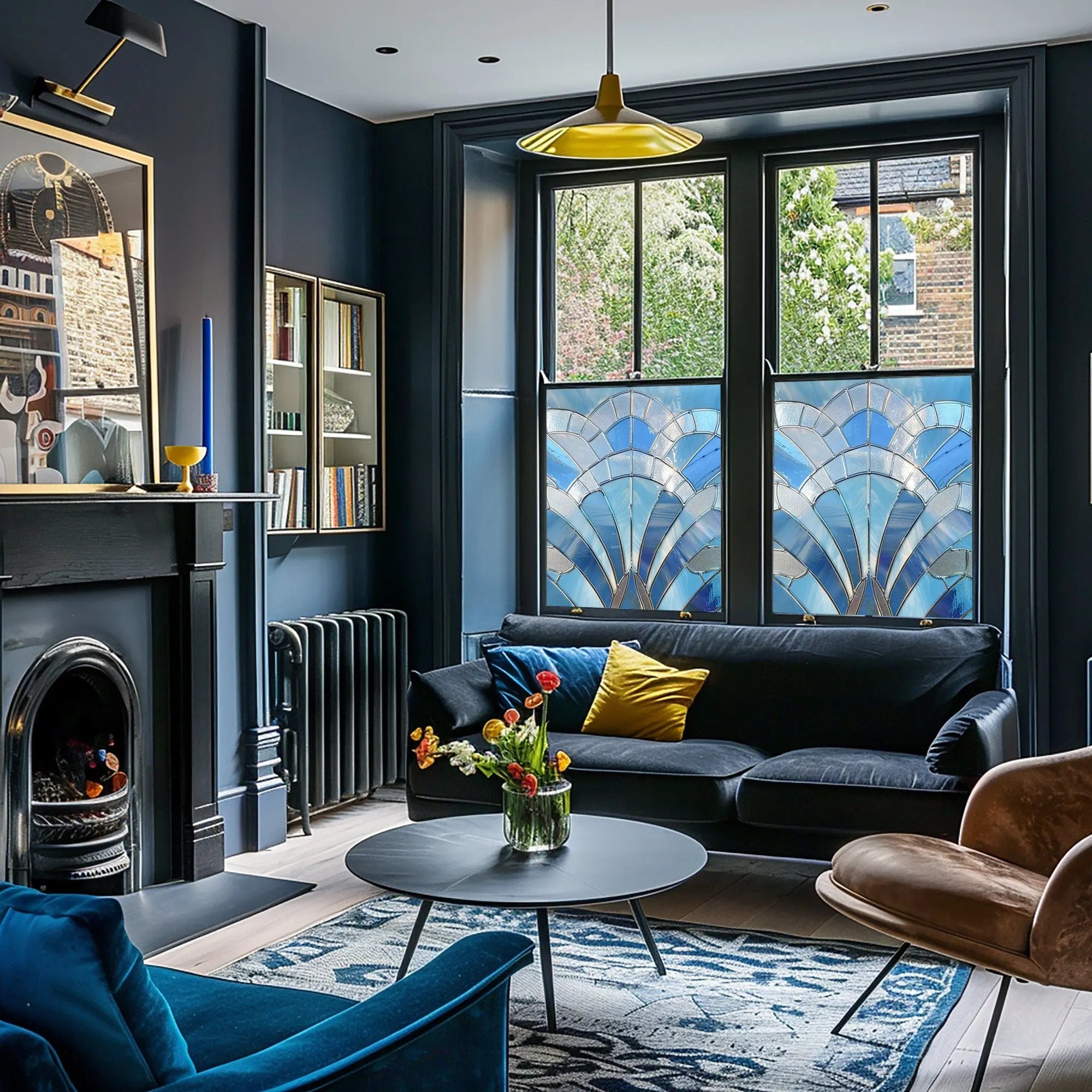 Ecija Stained Glass Privacy Window Film Creative Windows