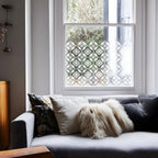 Frosted Privacy Window Film Patterned Decorative Glass Film Made to Measure Creative Windows