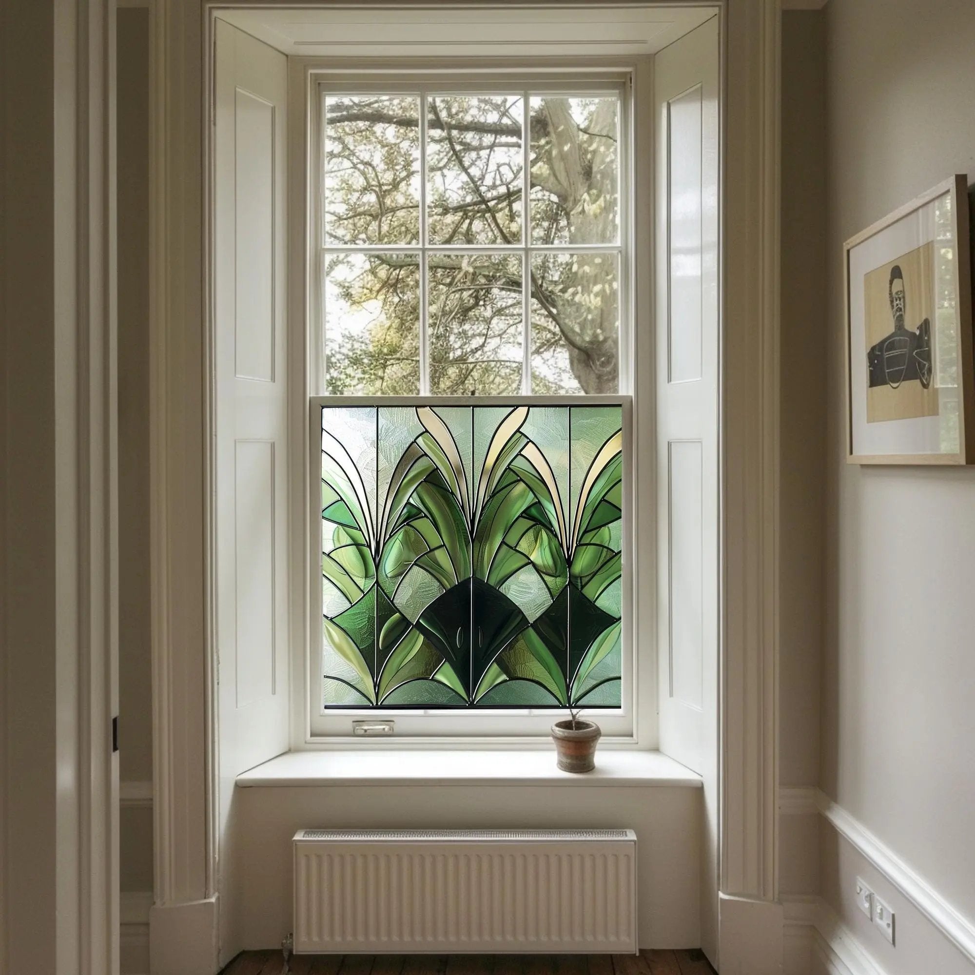 Arsita Stained Glass Privacy Window Film Creative Windows