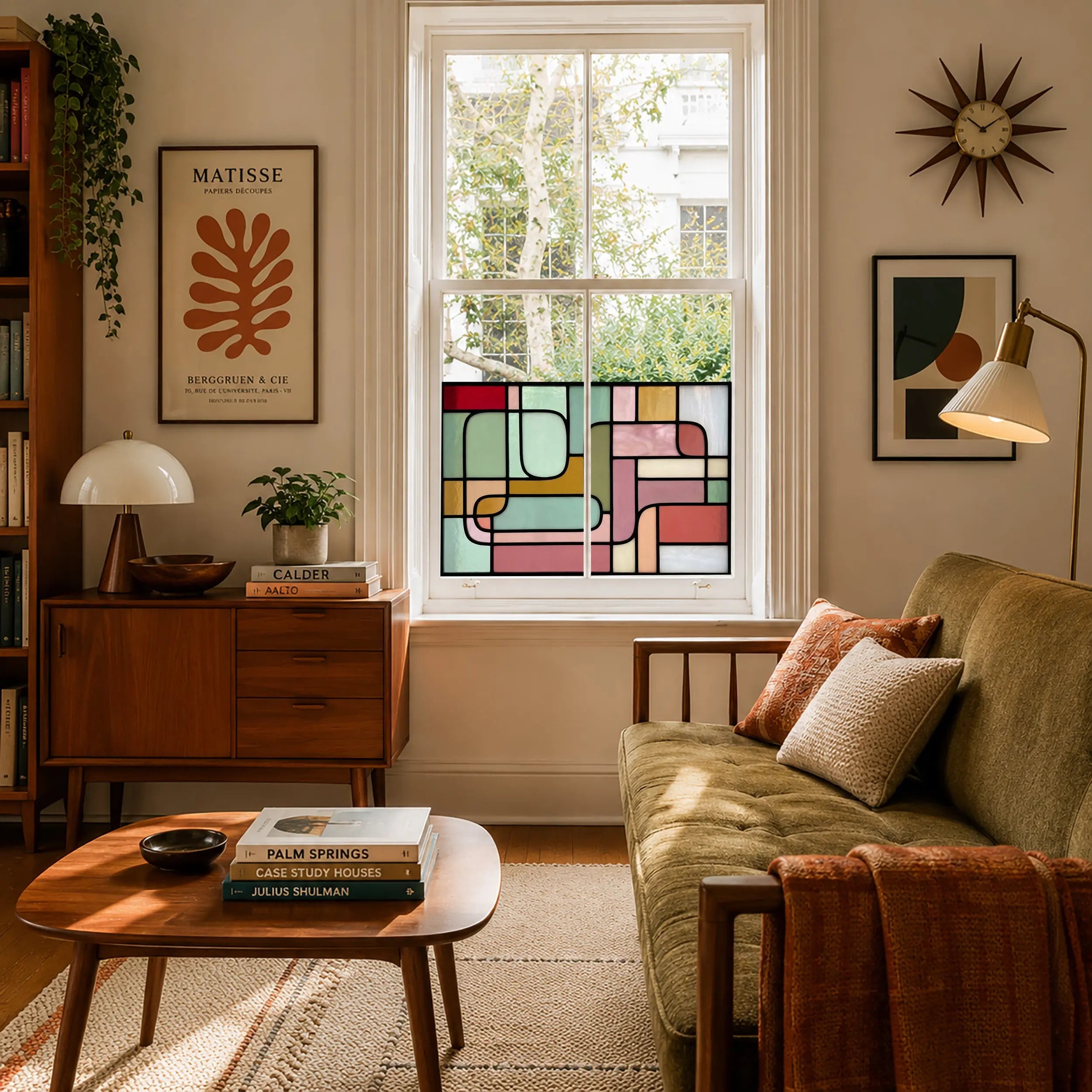 Decorative privacy window film