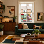 Decorative privacy window film