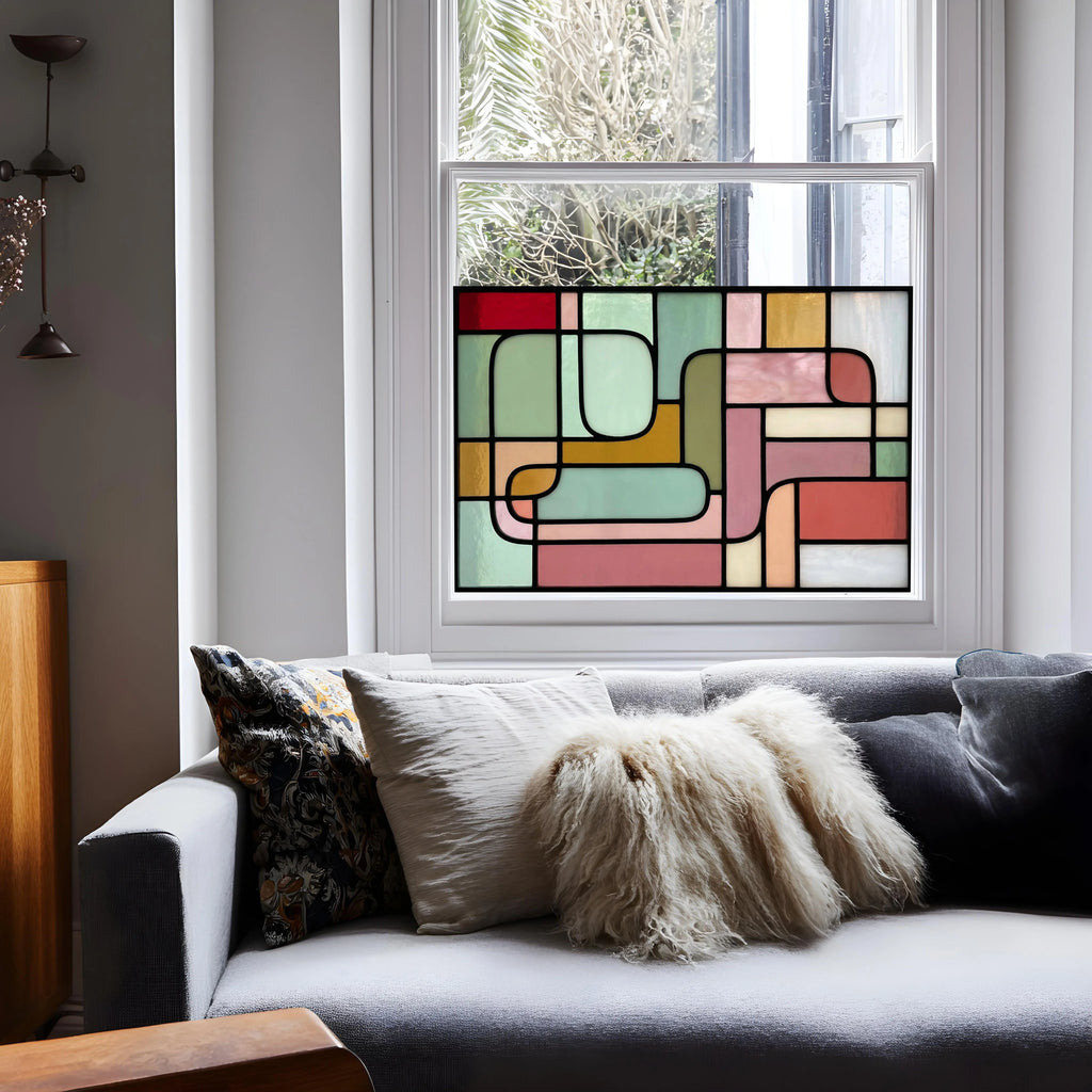 Decorative privacy window film