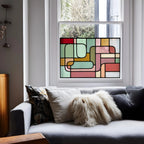 Decorative privacy window film