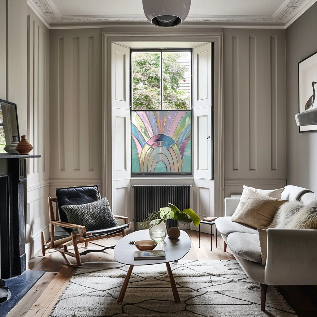 Segni Privacy Stained Glass Window Film Creative Windows