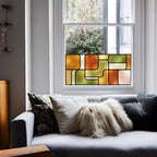 Stained Glass Geometric Window Film