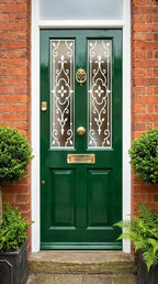 Victorian Door Glass Window Film | Front Door Privacy Film UK