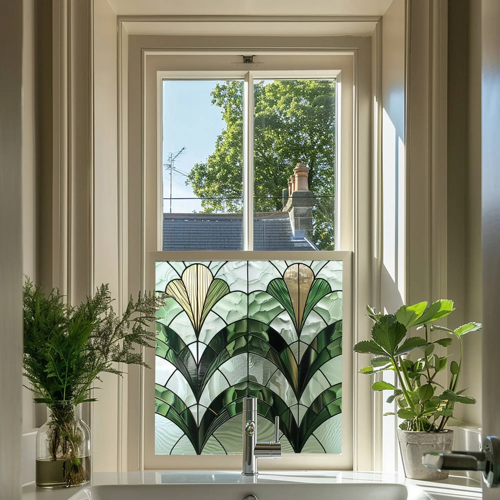 Varzo Stained Glass Privacy Window Film Creative Windows