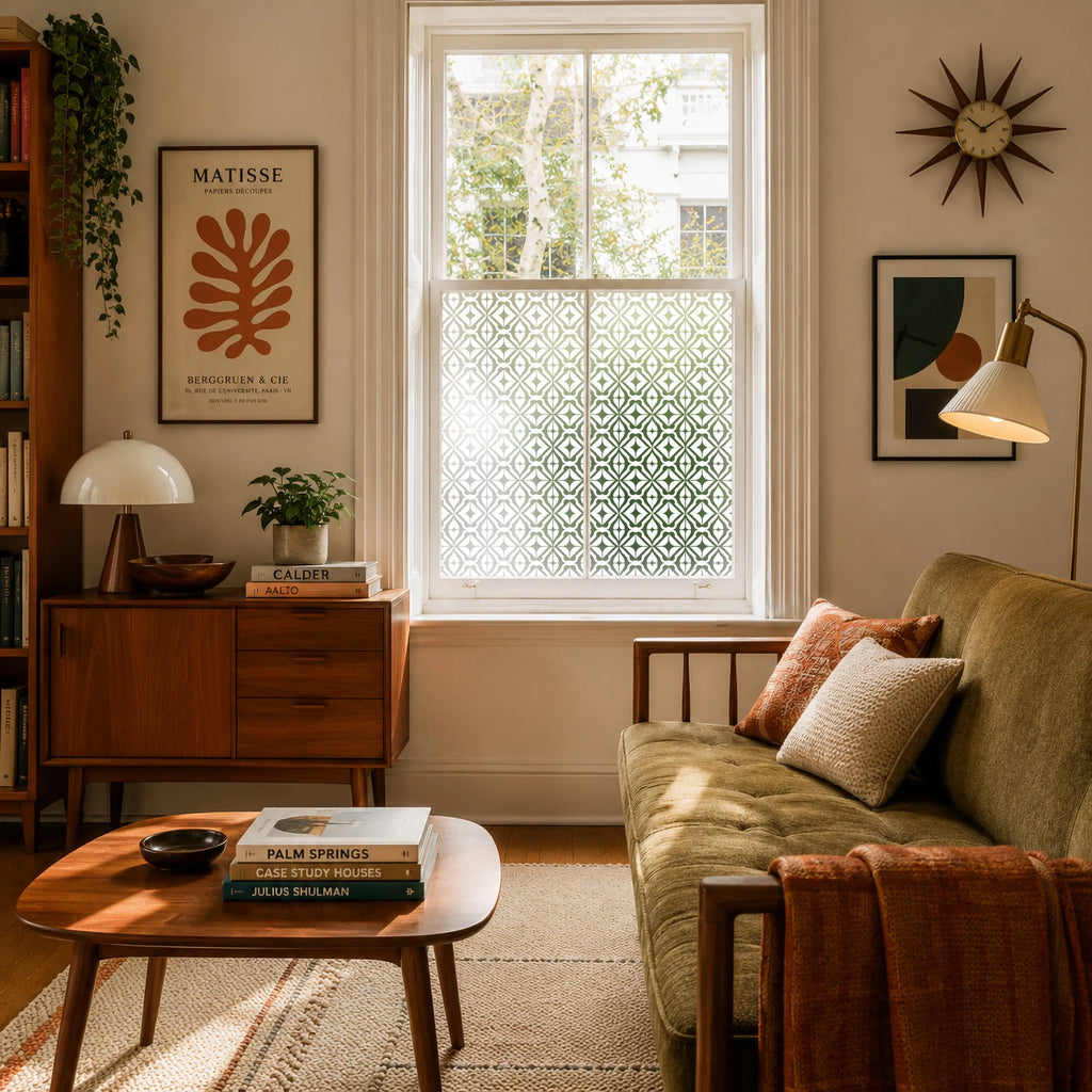 Privacy Window Film Geometric Pattern for Windows