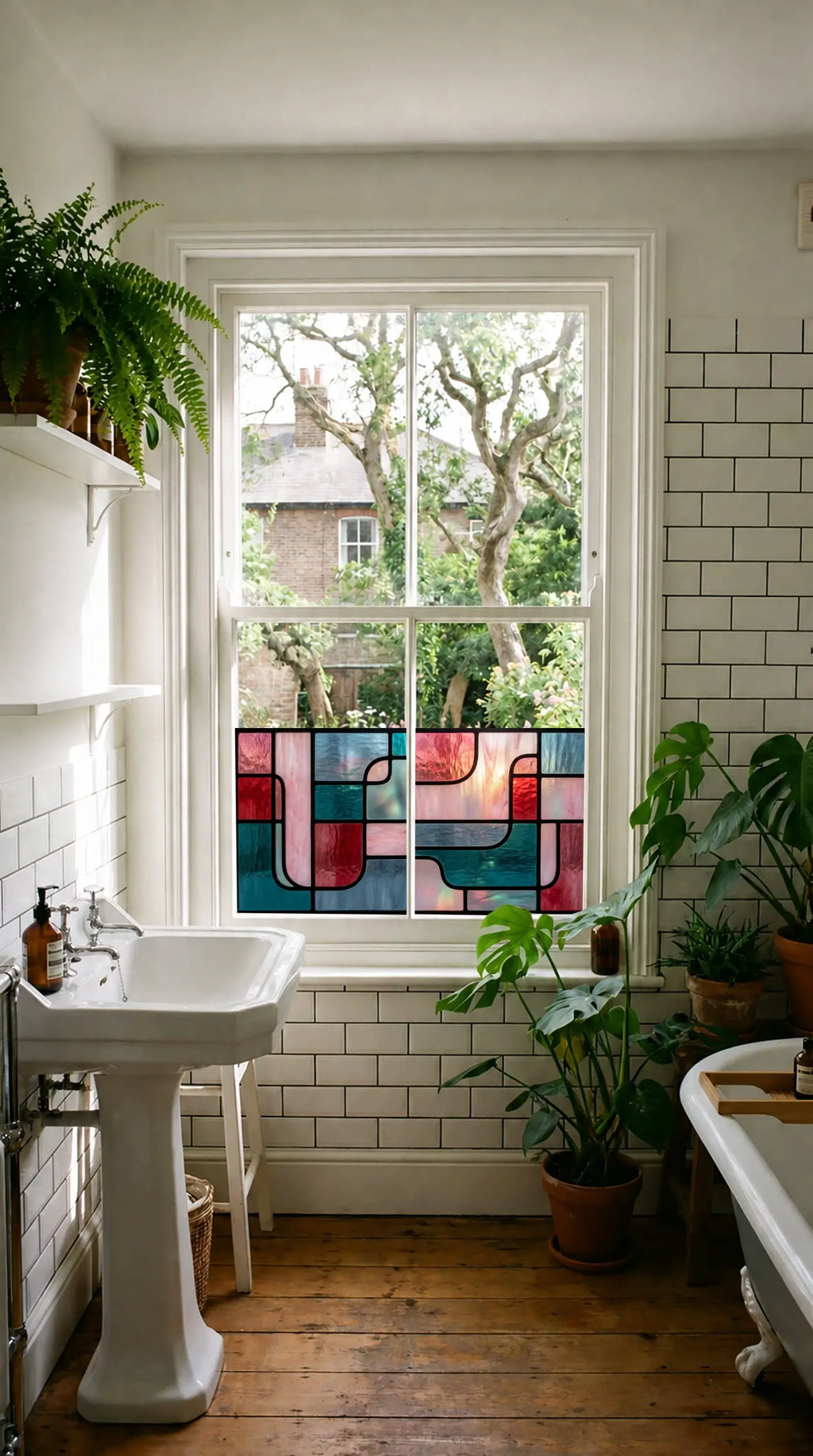 Colourful Decorative Window Film for Privacy and Style
