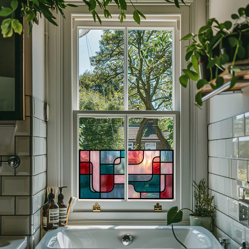 Colourful Decorative Window Film for Privacy and Style