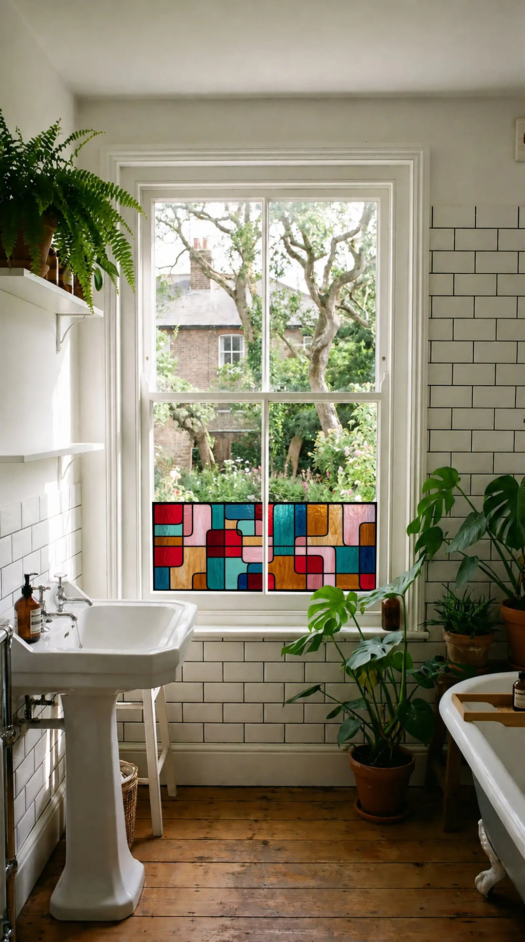 Decorative Stained Glass Window Film