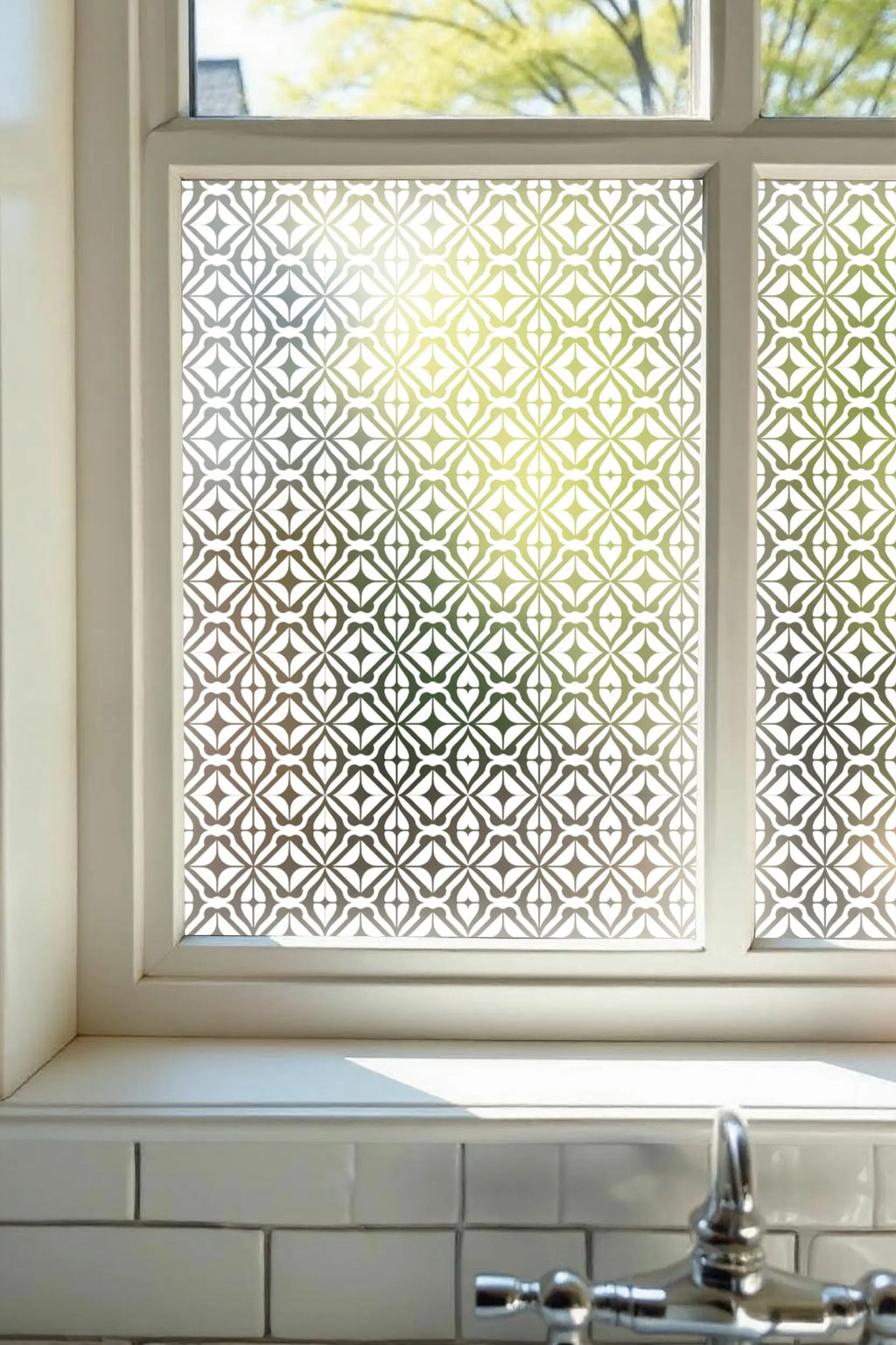 Privacy Window Film Geometric Pattern for Windows