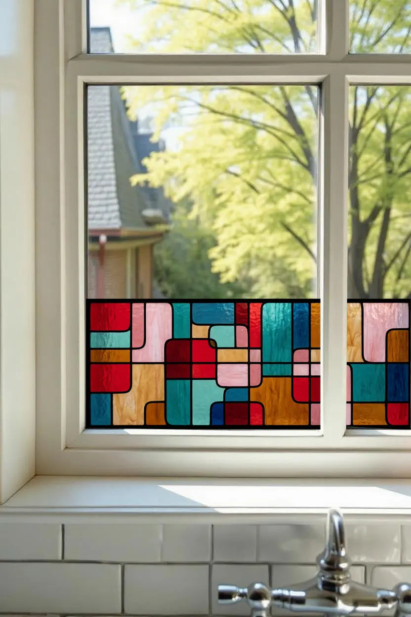 Decorative Stained Glass Window Film