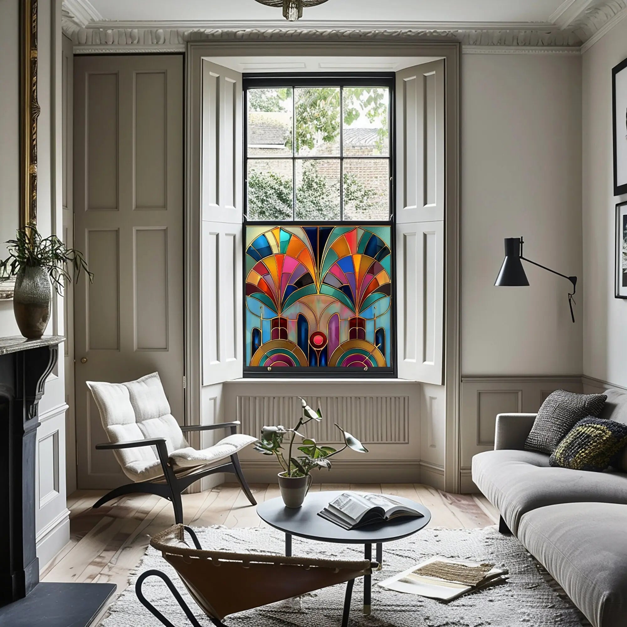 Vadena Stained Glass Privacy Window Film Creative Windows